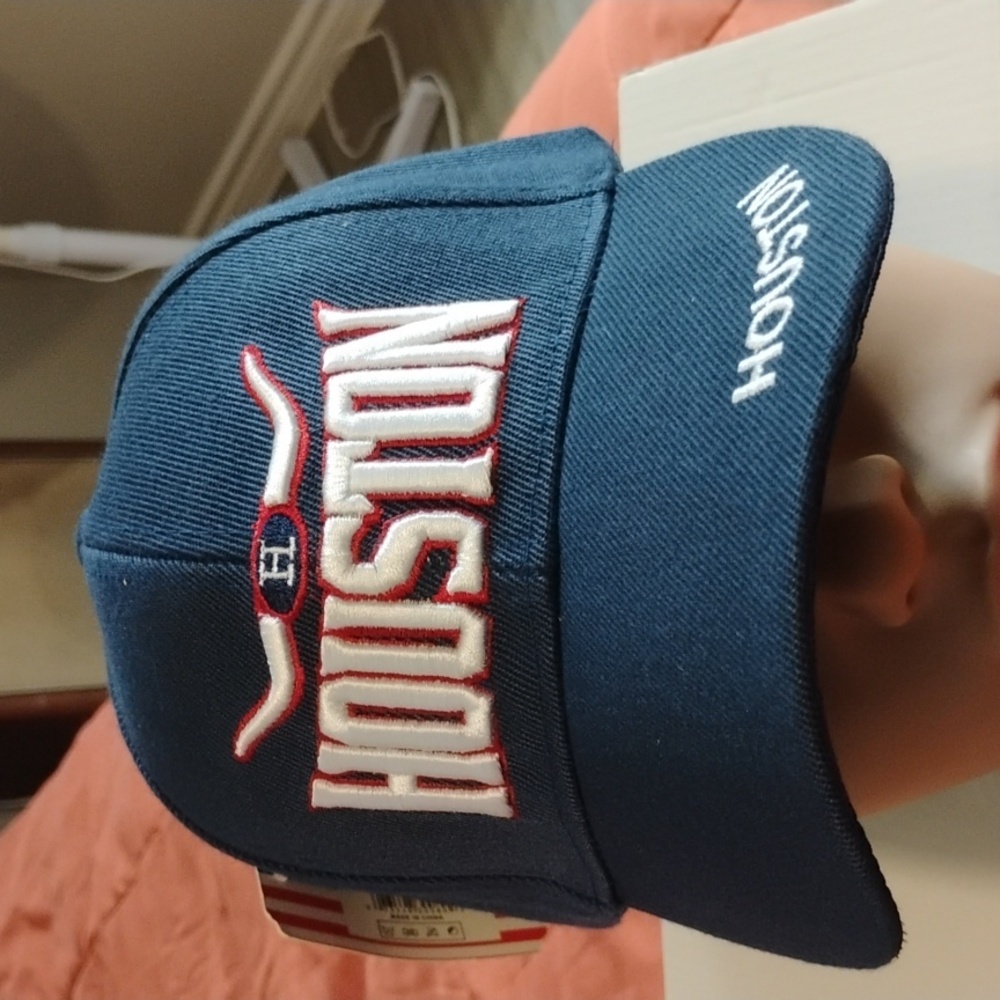 Houston Black Baseball Cap